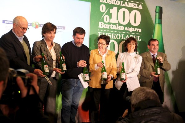 Nuevo producto con Eusko Label: Sidra Natural del País Vasco.
