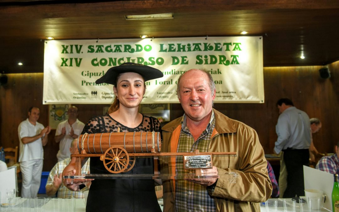 La sidrería Gartziategi ha ganado el XIV Concurso de Sidra de Gipuzkoa.