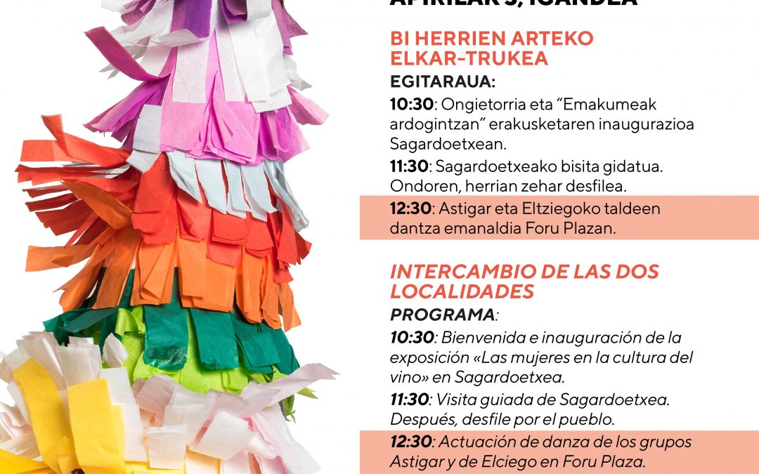 La danza y la cultura reunirán este domingo a Astigarraga y Elciego