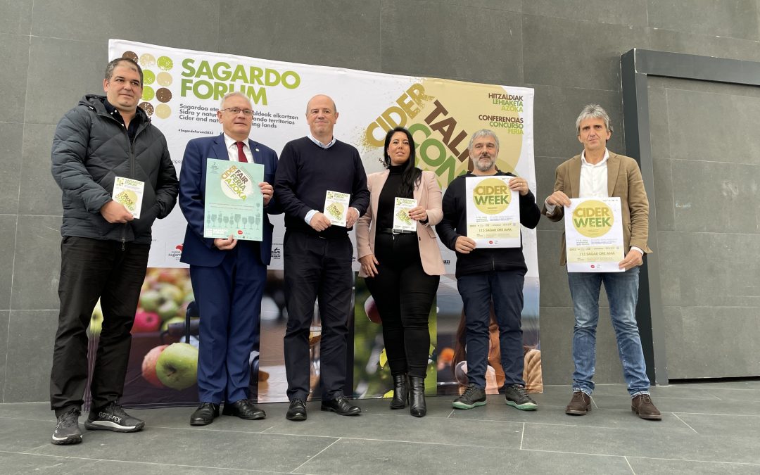 El V Sagardo Forum será el punto de encuentro internacional de la manzana y la sidra