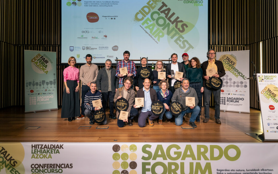 La sidra Cidonya del productor alemán Weidmann & Groh destaca entre las 204 presentadas al Concurso de Sidra Internacional del VI Sagardo Forum